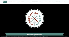 Desktop Screenshot of meesterlijkwonen.nl